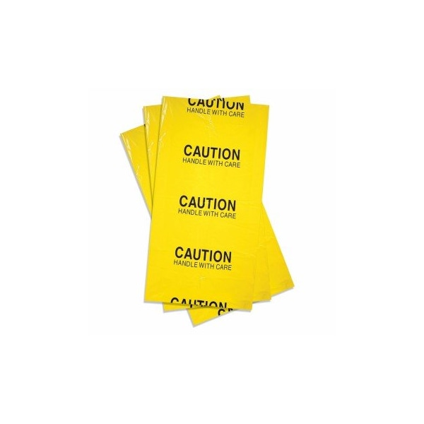 Pig Trash Bags, 38 in x 65 in, 6 mil (152 microns), Yellow, 25 PK BAG206-647 - main